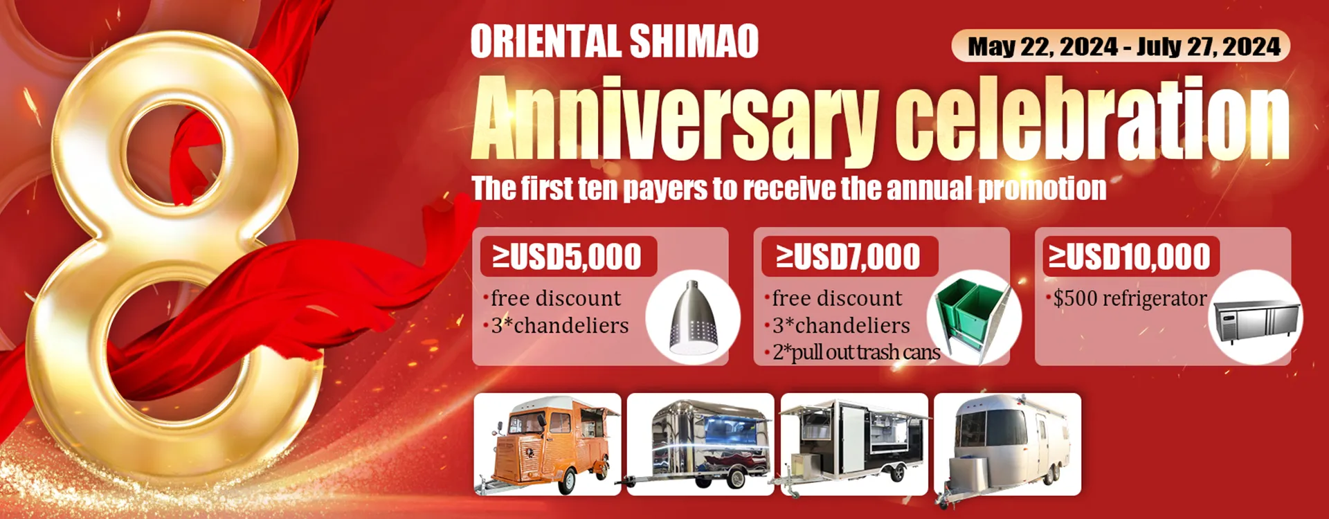 Célébration du 8e anniversaire du groupe Oriental Shimao