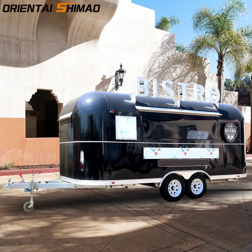 Remorque alimentaire orientale shimao black airstream