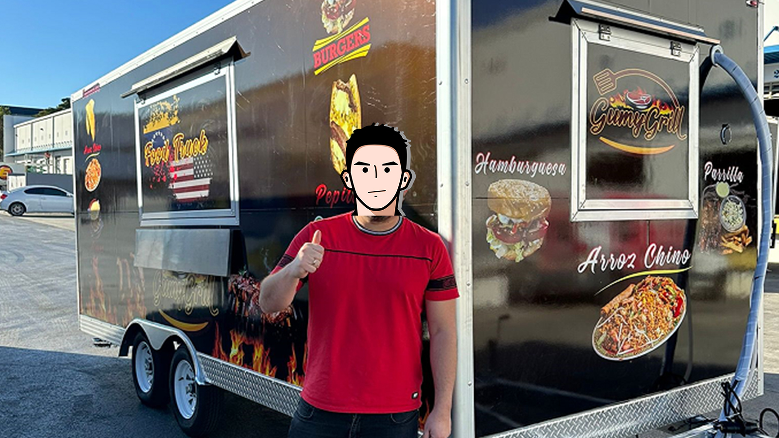 Photos de food trucks des États-Unis.