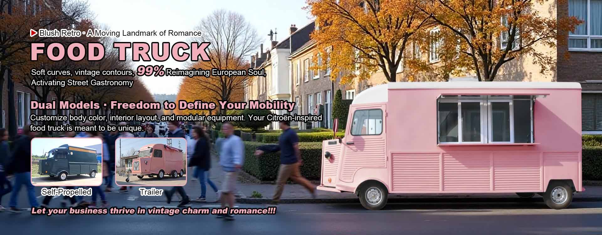 Camion REMORQUE ALIMENTAIRE