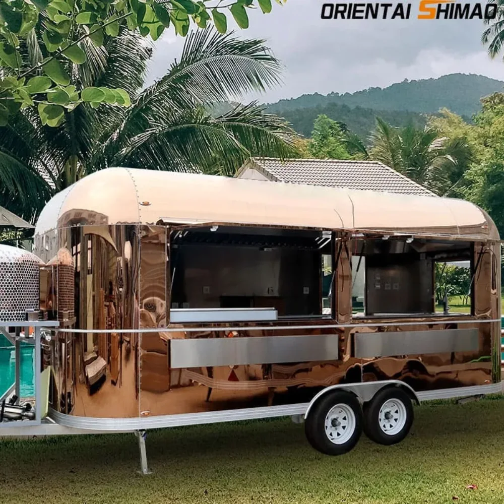 Remorque alimentaire de la concession Airstream