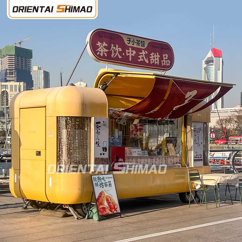 Chariot à café mobile