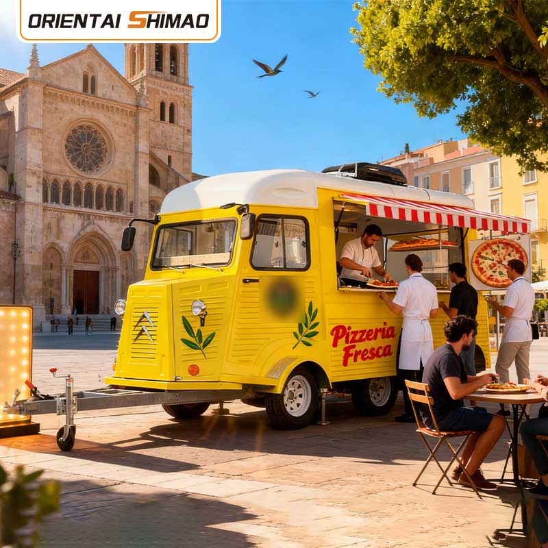 Remorque de café Mobile, camion de café, remorque de restauration rapide, camion de nourriture