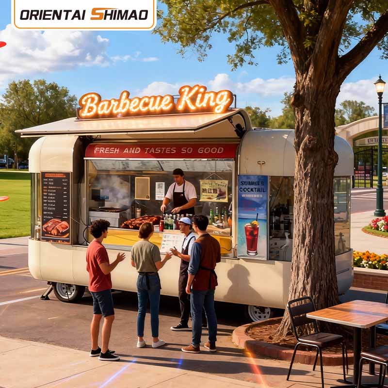 Chariot à Hot-Dog, support pour Hot-Dog, stand de restauration rapide, restauration, remorque alimentaire de rue, camion de nourriture Commercial