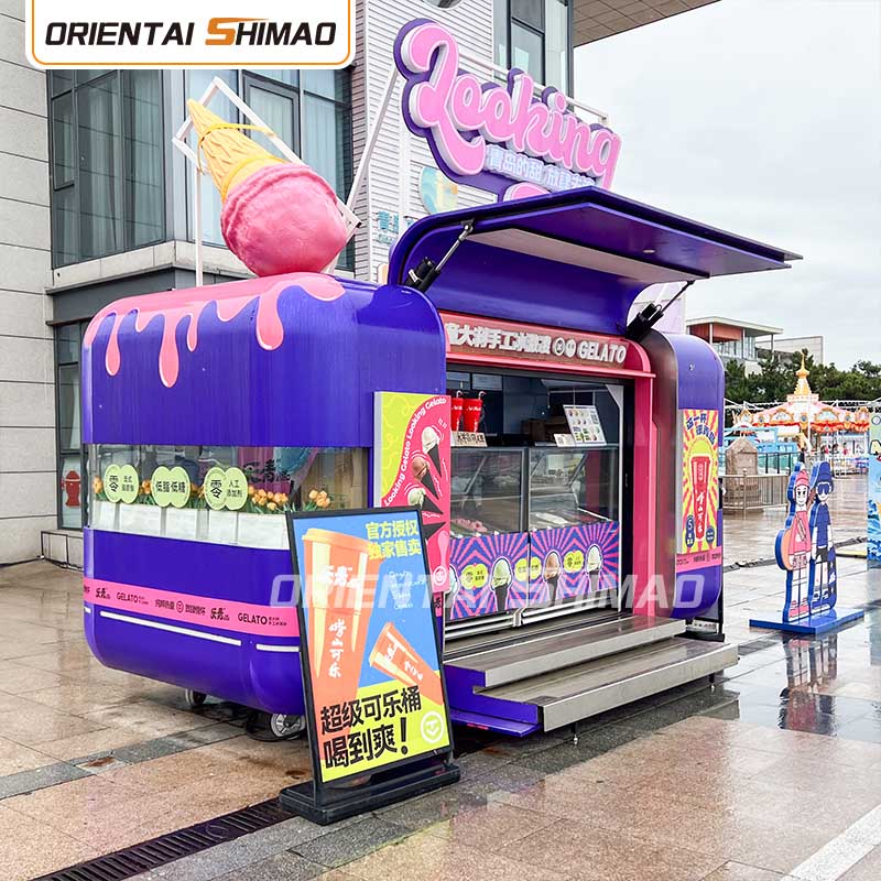 Camions de nourriture de crème glacée
