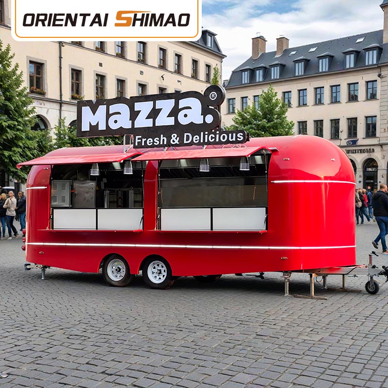 Camion de café du petit déjeuner de bureau